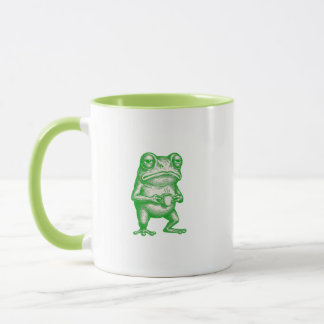 Funny Grumpy Frog Coffee Monday Morning Mug