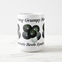 Funny Grumpy Man At Lawn Bowls Design,