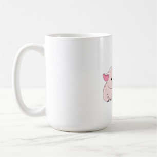 Funny Grumpy Pig Now Whaat Morning Coffee Mug