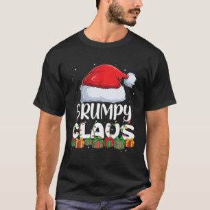 Funny Grumpy Santa Claus Christmas Pyjamas Family T-Shirt