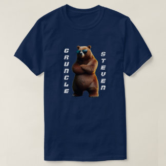 Funny  Gruncle with Cool Bear T-Shirt