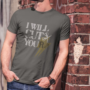 Funny Grunge Hair Stylist Hairdresser Phrase  T-Shirt