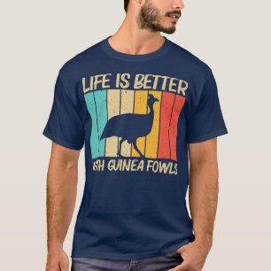 Funny Guinea Fowl Design For Men Women Guinea Hen T-Shirt