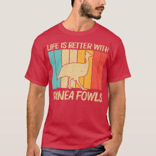 Funny Guinea Fowl For Men Women Bird Lover Chicken T-Shirt