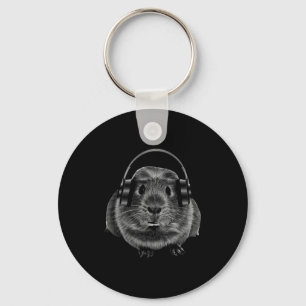 Funny Guinea G Graphic Tees Guinea G Shirt Headpho Key Ring