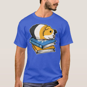 Funny Guinea Pig and Books Lover Women Men Kids T-Shirt