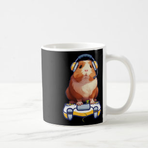 Funny Guinea Pig And Video Gamer Lover Fluffy Cavy Coffee Mug