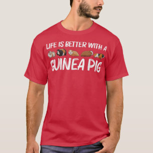 Funny Guinea Pig Art For Men Women Rodent Animal G T-Shirt