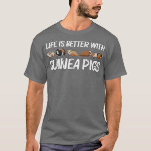 Funny Guinea Pig Art For Men Women Rodent Animal G T-Shirt