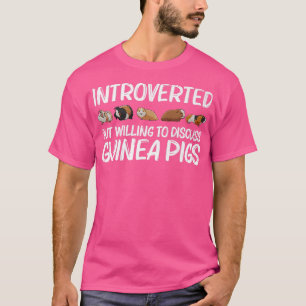 Funny Guinea Pig Art For Men Women Rodent Animal G T-Shirt