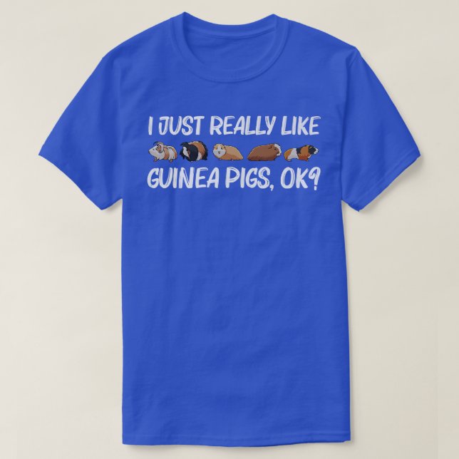 Funny Guinea Pig Art For Men Women Rodent Animal G T-Shirt (Design Front)