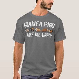 Funny Guinea Pig Art For Men Women Rodent Animal G T-Shirt