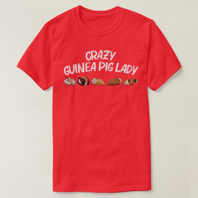 Funny Guinea Pig Art For Women Mom Rodent Animal G T-Shirt (Design Front)