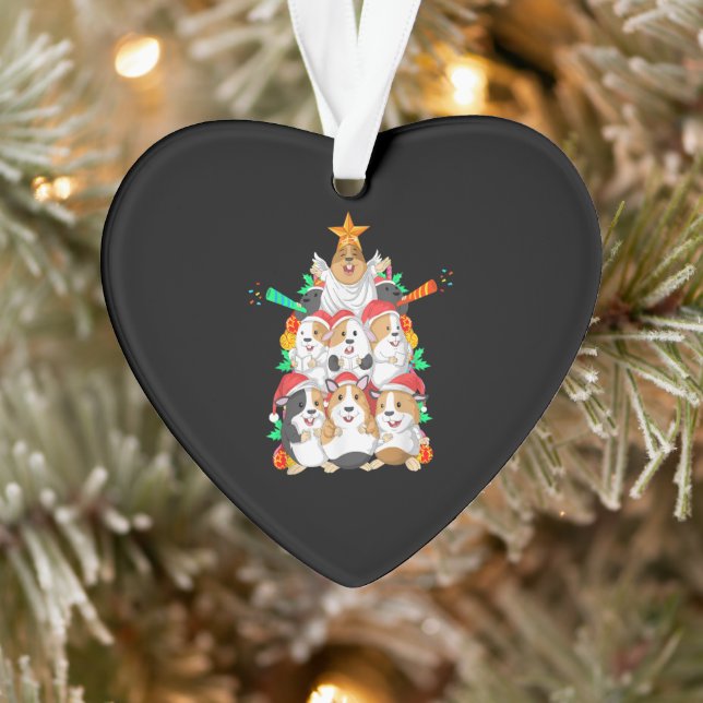 Funny Guinea Pig Christmas Ornament (Tree)