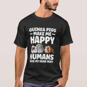Funny Guinea Pig Clothes Men Women Rodent Guinea P T-Shirt
