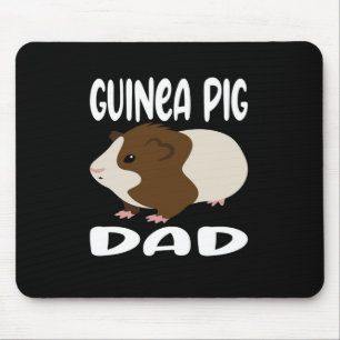 Funny Guinea Pig Dad Cute Pet Cool Pet Lover Mouse Mat
