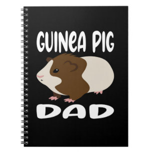 Funny Guinea Pig Dad Cute Pet Cool Pet Lover Notebook