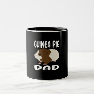 Funny Guinea Pig Dad Cute Pet Cool Pet Lover Two-Tone Coffee Mug