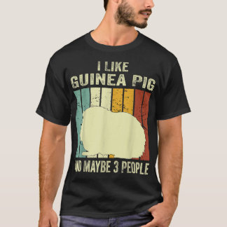 Funny Guinea Pig Design For Men Women Kids Guinea  T-Shirt