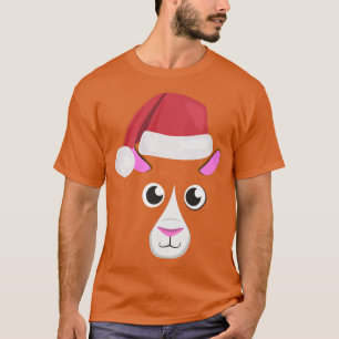 Funny Guinea pig Face Animal Big Cute Face Costume T-Shirt
