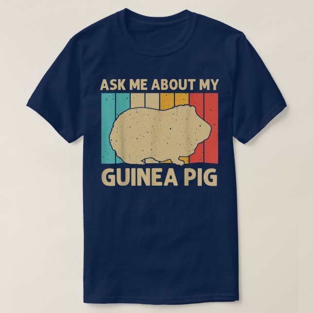 Funny Guinea Pig For Men Women Potato Pet Lover Fl T-Shirt (Design Front)