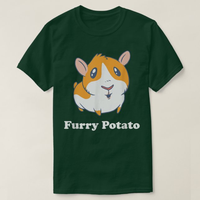 Funny Guinea Pig Furry Potato Wrong Animal Name St T-Shirt (Design Front)