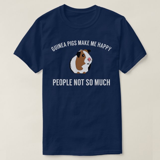 Funny Guinea Pig Gift Guinea Pig Tee  (Design Front)