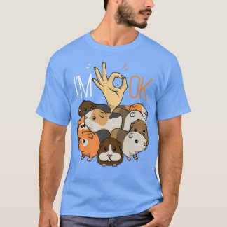 Funny Guinea Pig Herd Women Kids Men T-Shirt