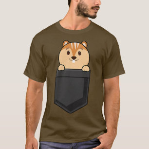 Funny Guinea Pig Lover Shirt Guinea Pig In Pocket 