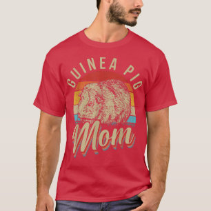 Funny Guinea Pig Mom Vintage T-Shirt