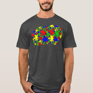 Funny Guinea pig Puzzle Animals Lover Autism Aware T-Shirt