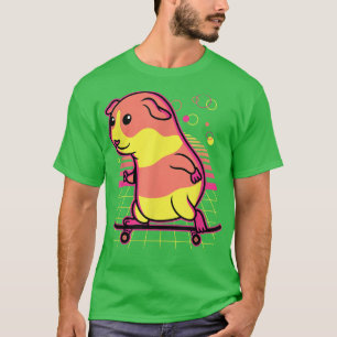 Funny Guinea Pig Retro Vintage Style Men Women Kid T-Shirt