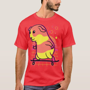 Funny Guinea Pig Retro Vintage Style Men Women Kid T-Shirt