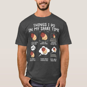 Funny Guinea Pig Shirt Srcastic Humour Guinea Pig