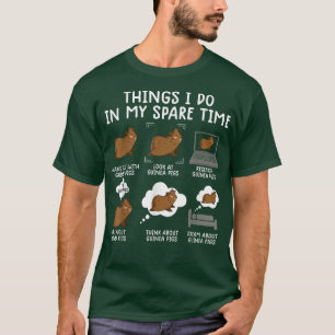 Funny Guinea Pig Shirt Srcastic Humour Guinea Pig