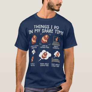 Funny Guinea Pig Shirt Srcastic Humour Guinea Pig 