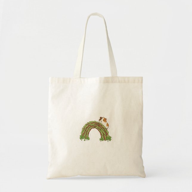 Funny Guinea Pig St.Patrick's Day Tote Bag (Front)