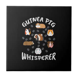 Funny Guinea Pig Whisperer Lovers Tile