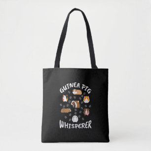 Funny Guinea Pig Whisperer Lovers Tote Bag