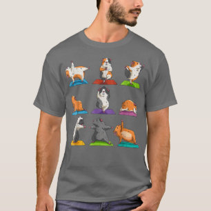 Funny Guinea Pigs In Yoga Poses T-Shirt