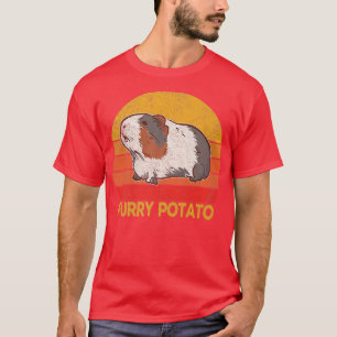 Funny Guinea Pigs Lover Wheek Furry Potato Guinea  T-Shirt