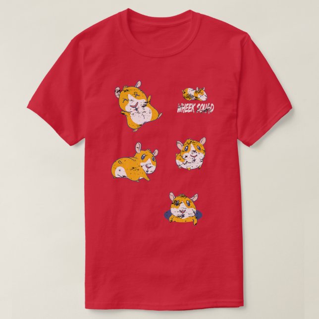 Funny Guinea Squad-Guinea Pig  T-Shirt (Design Front)