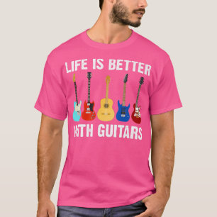 Funny Guitar Art Men Women Guitar Lovers Players G T-Shirt