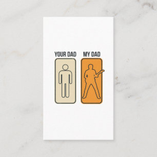Funny Guitar Dad Vintage Engraving Shirt Design_1 Business Card