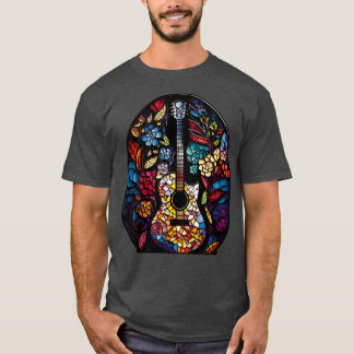 Funny Guitar Gift Retro Vintage Music Guitar 5 T-Shirt