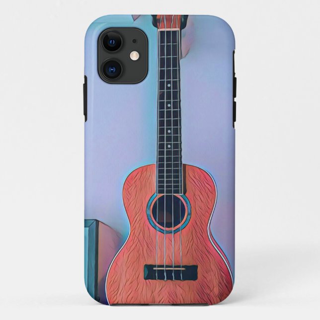 Funny guitar lover gift Case-Mate iPhone case (Back)