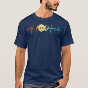 Funny Guitar Men Women Concert Costume Heartbeat G T-Shirt