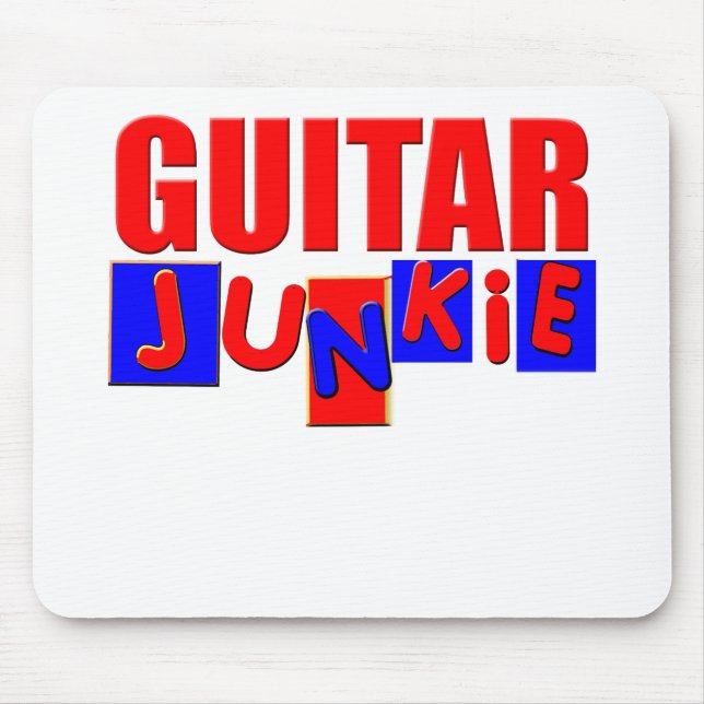 funny guitar mouse mat (Front)