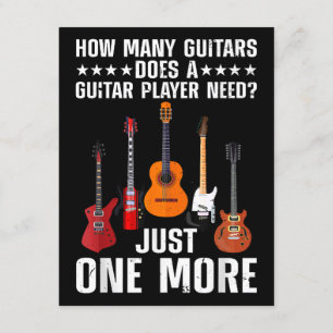 Funny Guitar Player Art For Men Women Guitarist Gu Enclosure Card