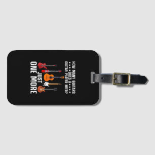 Funny Guitar Player Art For Men Women Guitarist Gu Luggage Tag